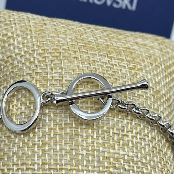 Genuine Vintage Swarovski Crystal Link Bracelet 8" Adjustable - Picture 8 of 16